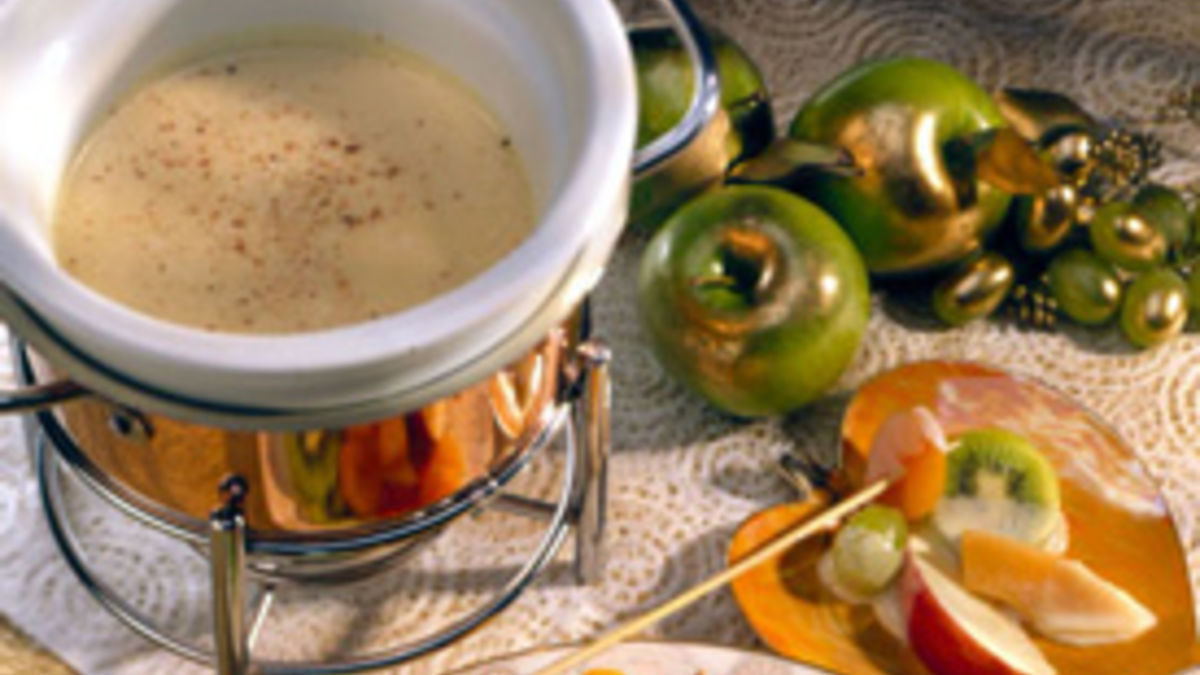 White Almond Fondue