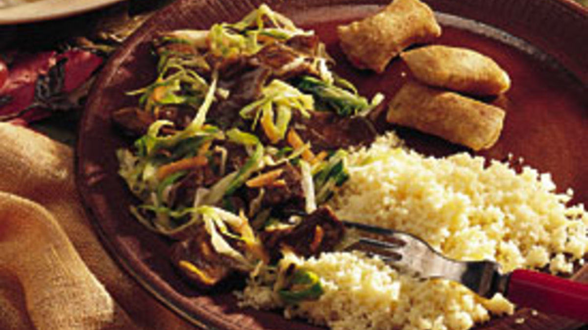 Sweet and Sour Beef with Cabbage