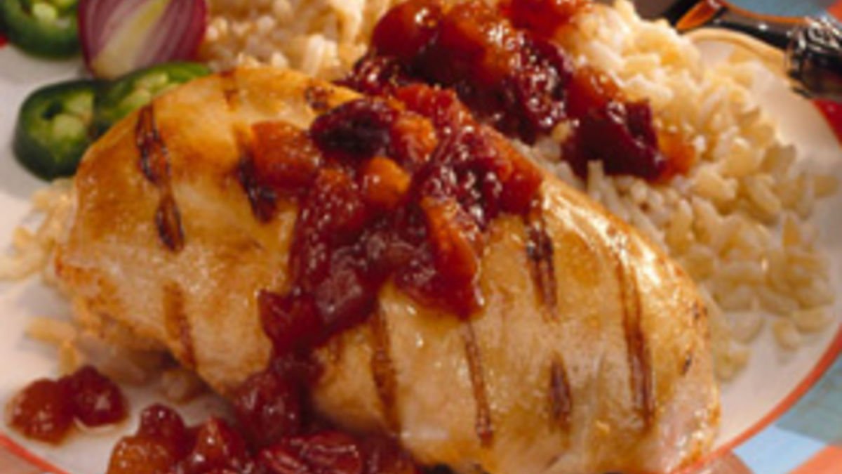 Peach-Cherry Chutney