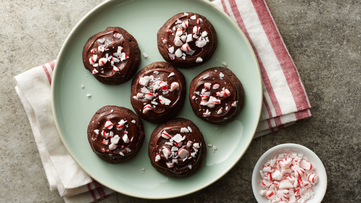 Peppermint Patty-Stuffed Cookies