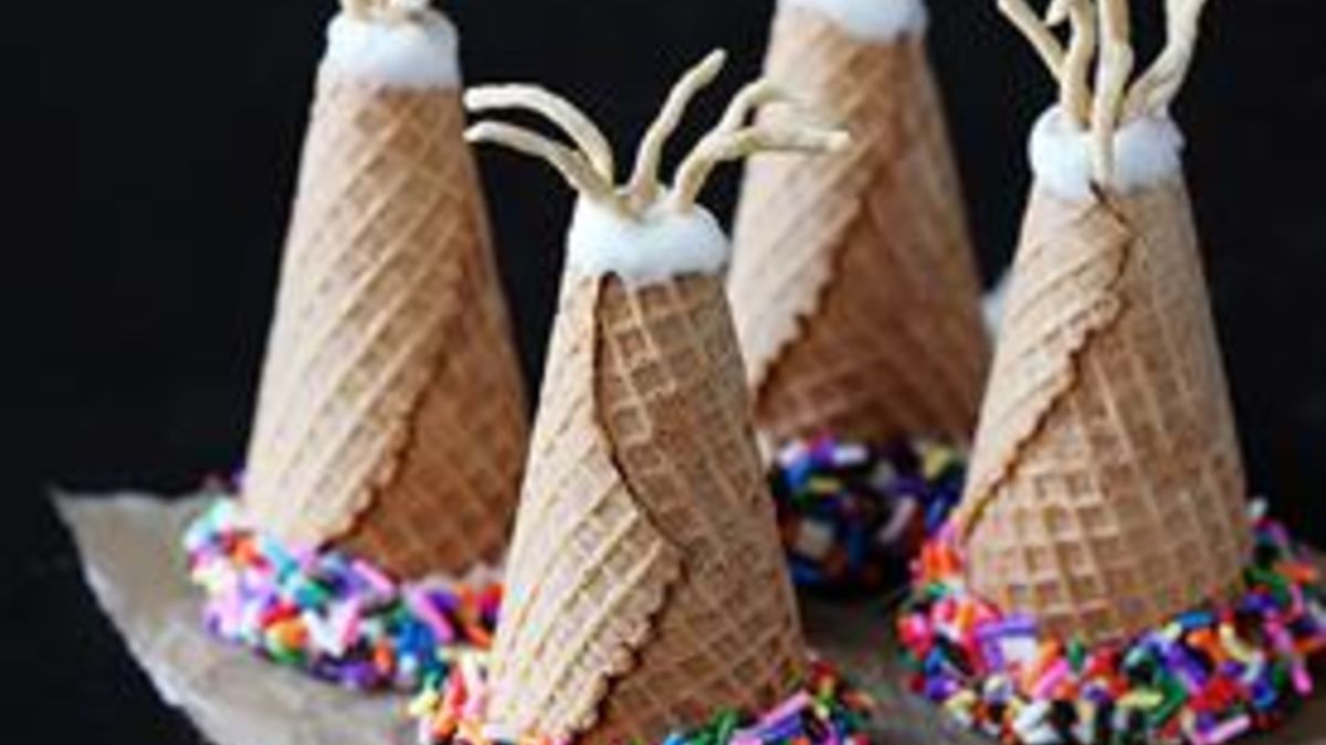 Ice Cream Cone Teepees