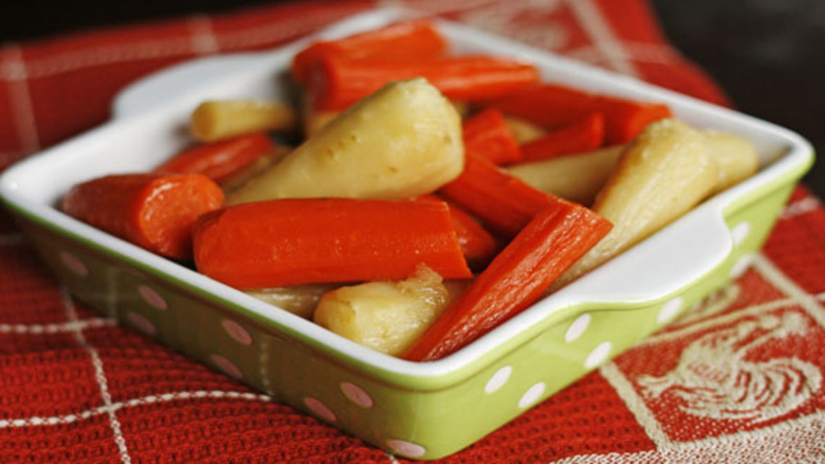 Glazed Carrots and Parsnips