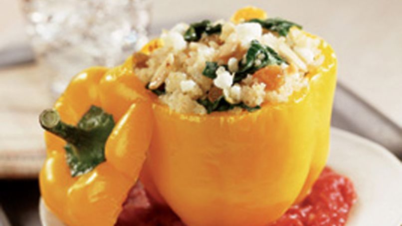 Pimientos Rellenos con Quinoa