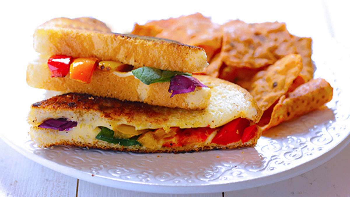 Rainbow Grilled Cheese