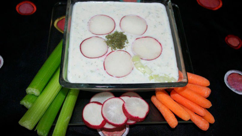 Dip de Rábanos, Pepino y Yogur