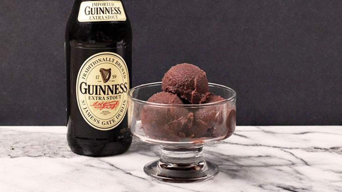 Chocolate Guinness Sorbet