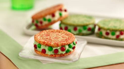 Holiday Ice Cream Sandwiches