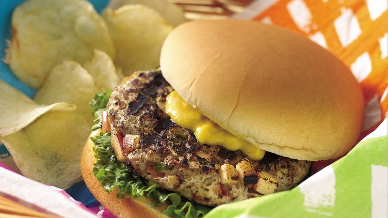 Chicken-Apple Burgers