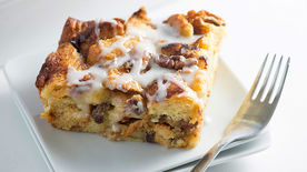 How to Make Cinnamon Roll Bread Pudding Video