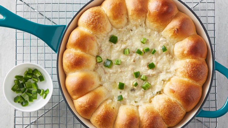 Creamy Chicken Jalapeño Skillet Dip