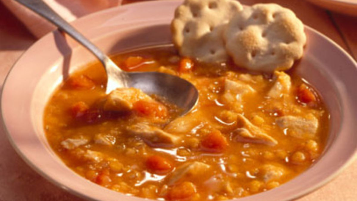 Lemony Chicken-Lentil Soup