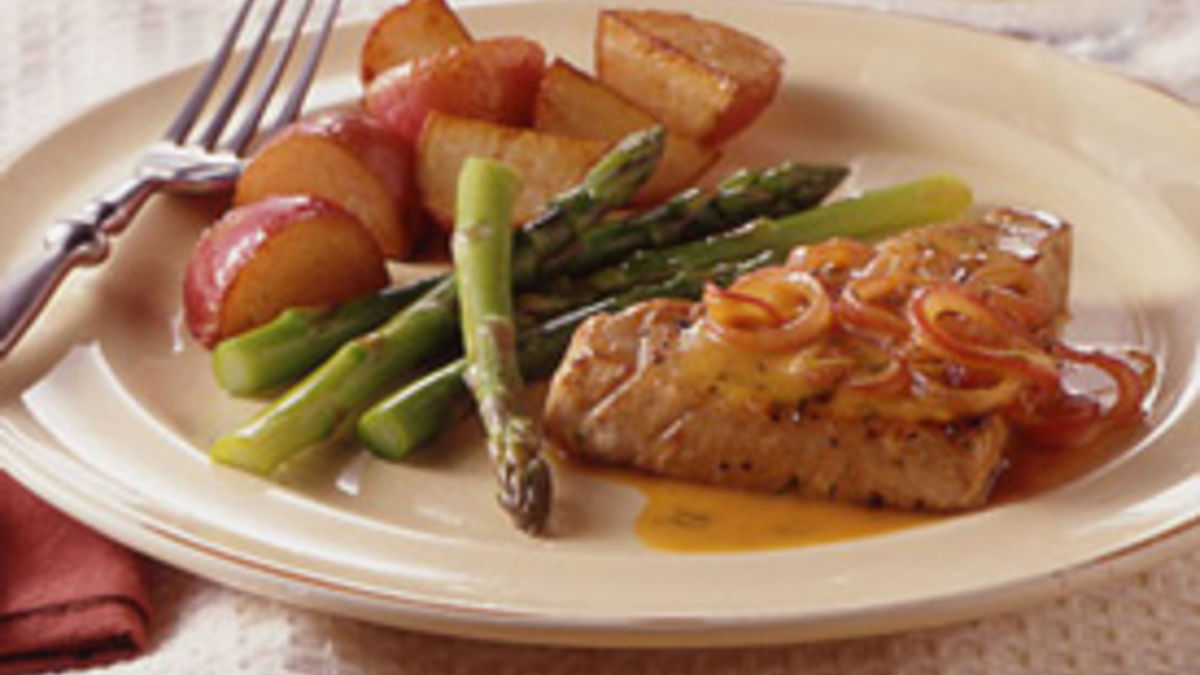 Orange and Dill Pan-Seared Tuna