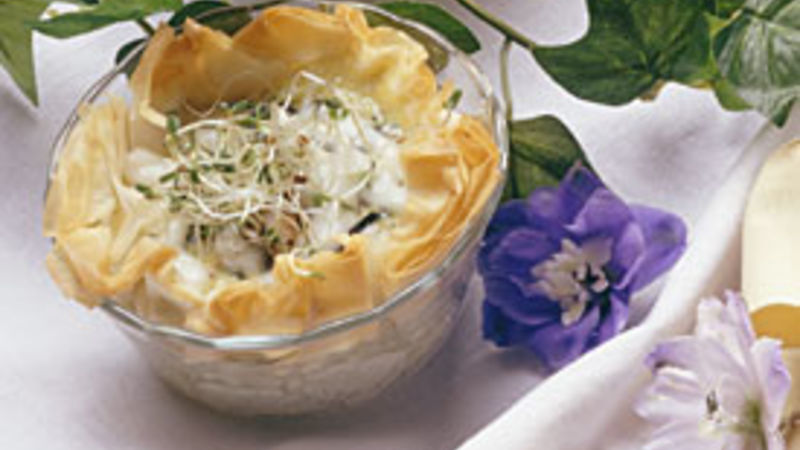 Garden Phyllo Quiches Recipe - BettyCrocker.com