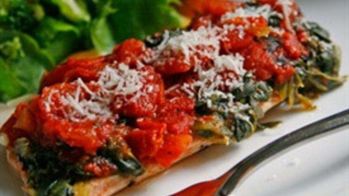Easy Spinach and Tomato Turkey Packets