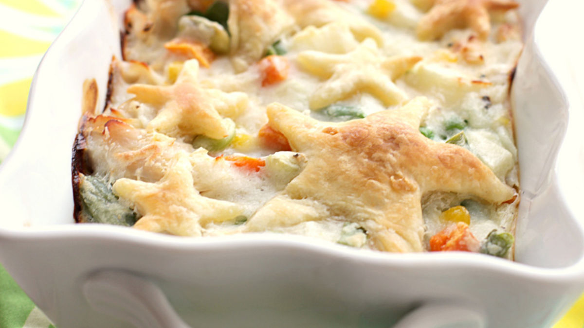 1-2-3 Creamy Chicken Pot Pie