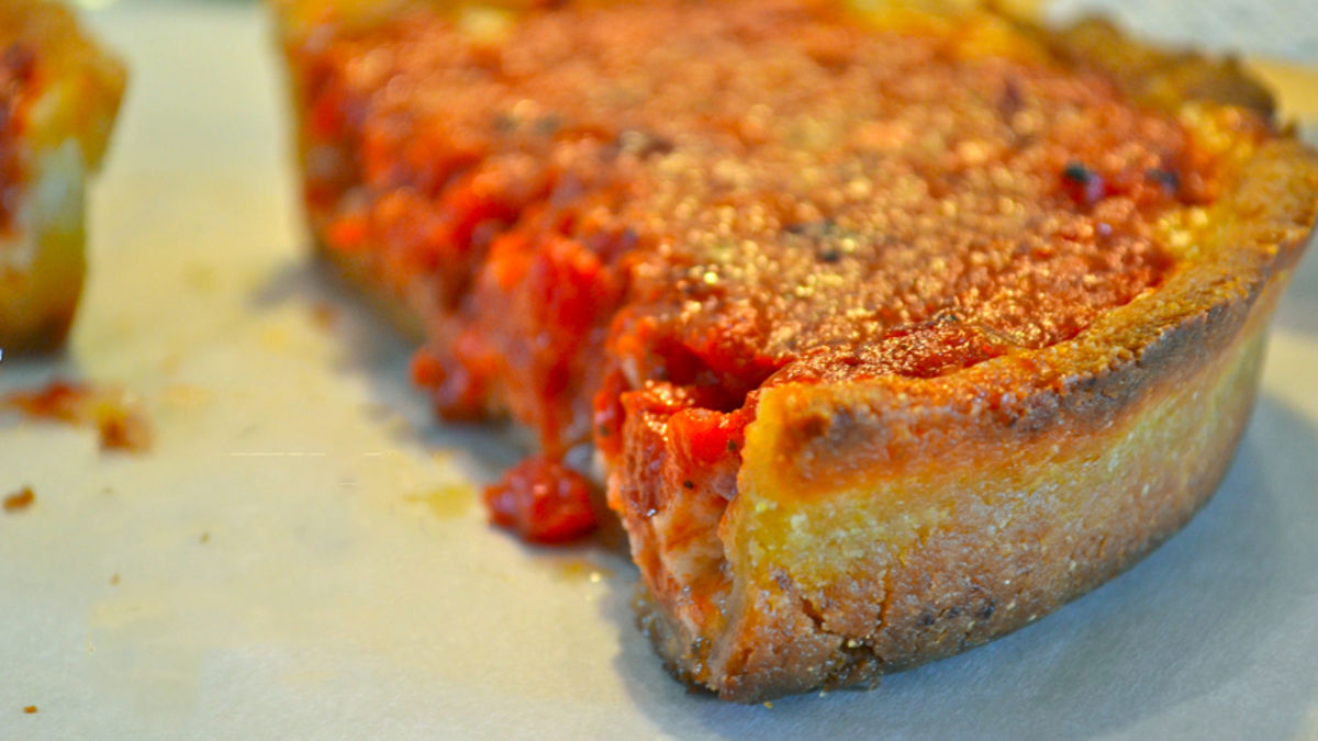 Gluten-Free Deep Dish Chicago Style Pizza