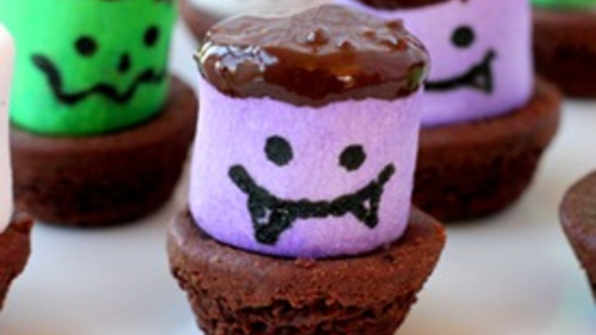 Creepy Brownie Bites