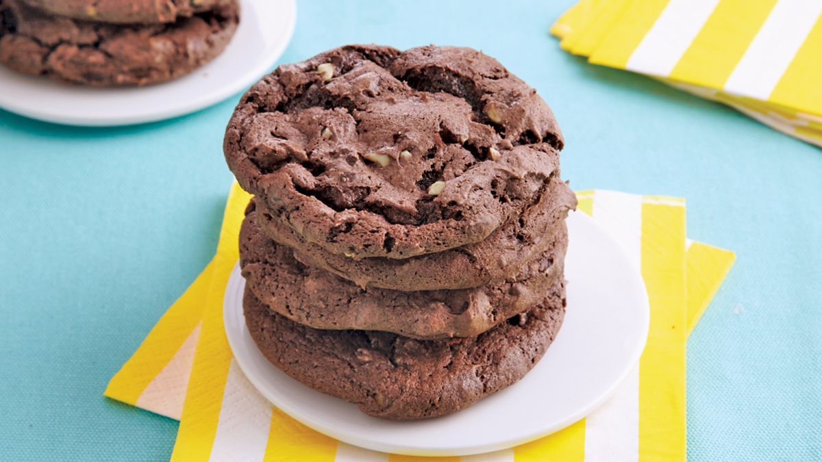 Cake Mix Chocolate-Mint Cookies