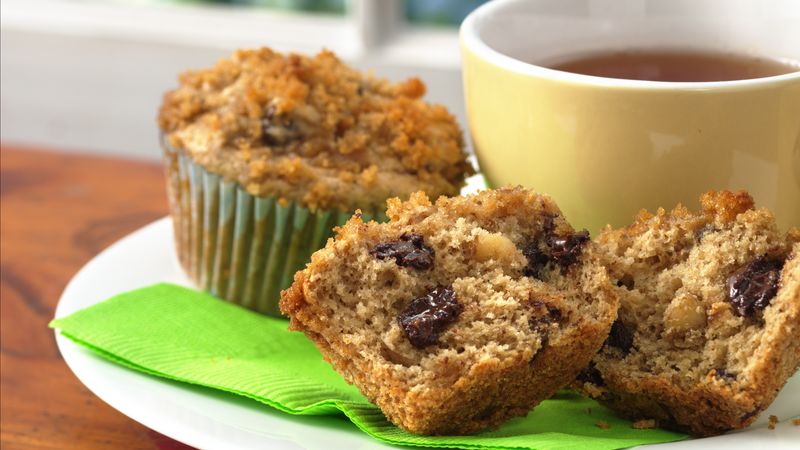 Praline Banana-Chip Muffins