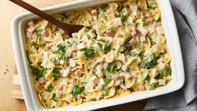 Chicken Cordon Bleu Pasta Bake