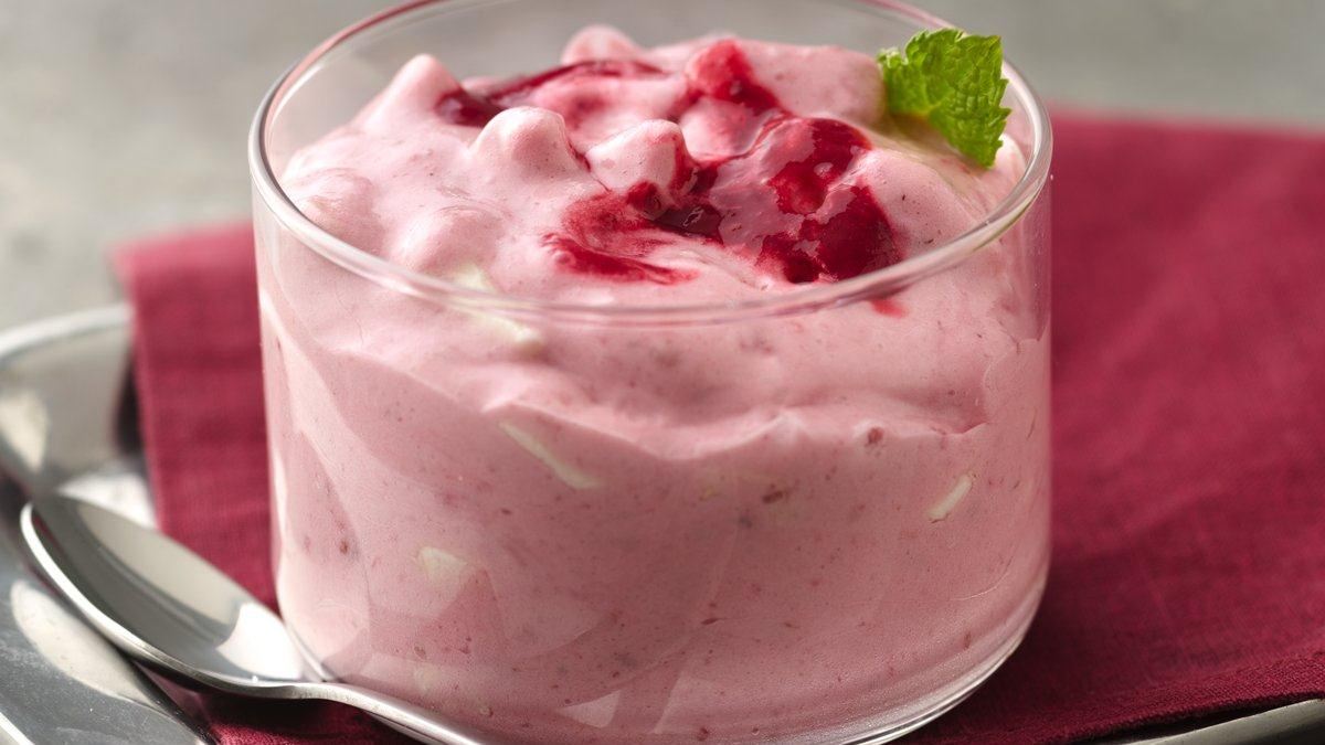 Raspberry Yogurt Celebration Dessert