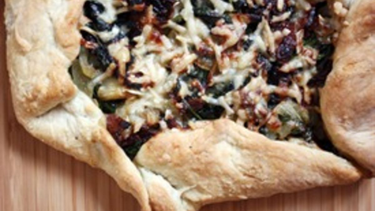 Bacon-Spinach Galette
