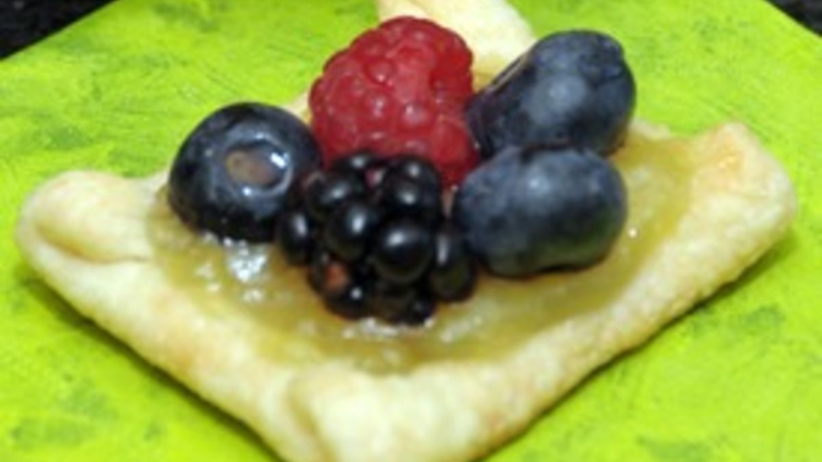 Triple Berry Lemon Squares