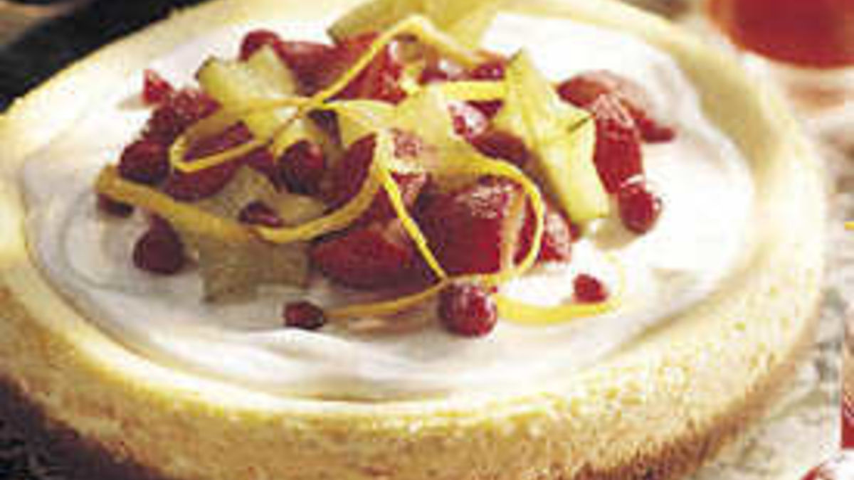Orange-Ginger Cheesecake