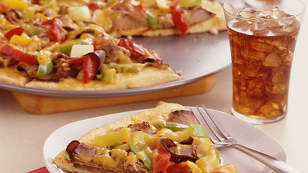 Easy Philly Cheesesteak Pizza
