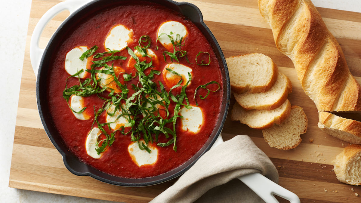 3-Ingredient Skillet Goat Cheese Dip