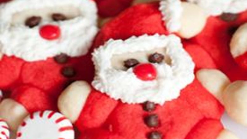 Roly-Poly Santa Cookies Recipe - Tablespoon.com