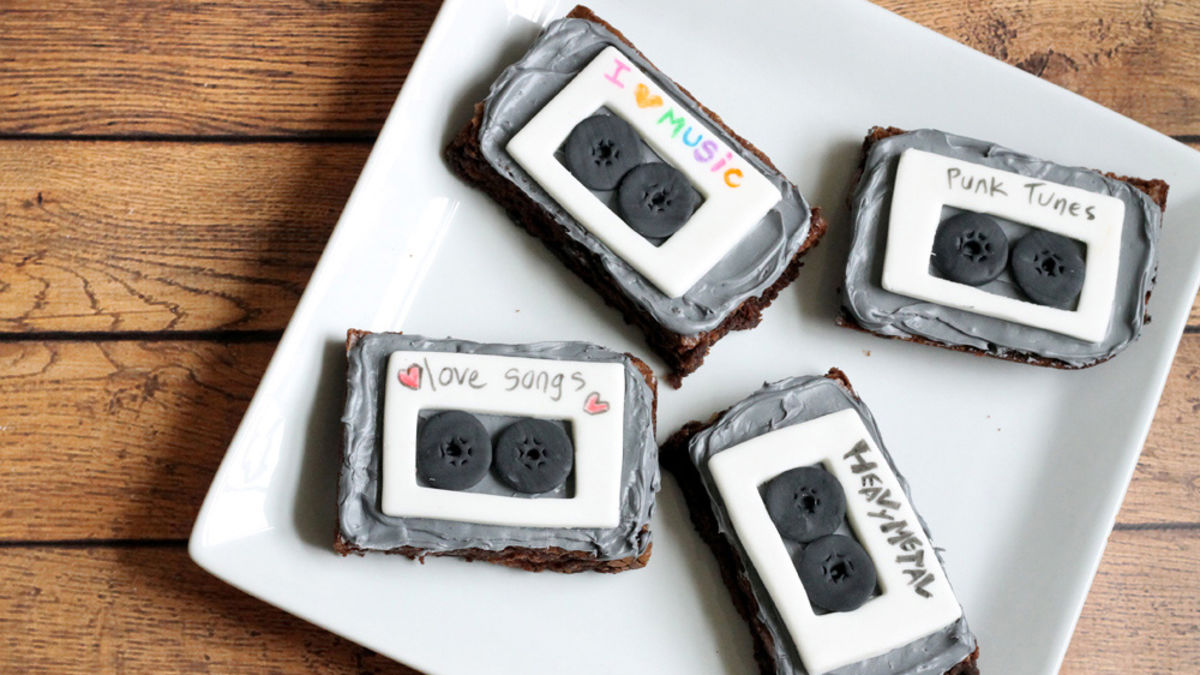 Mix Tape Brownies