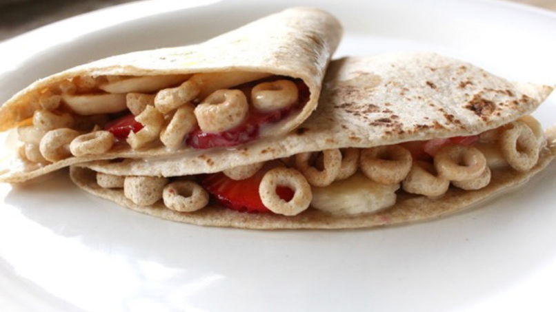 Banana, Honey and Cheerios™ Quesadillas