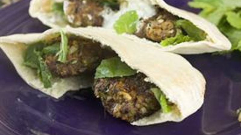 Lamb Falafel Recipe - Tablespoon.com