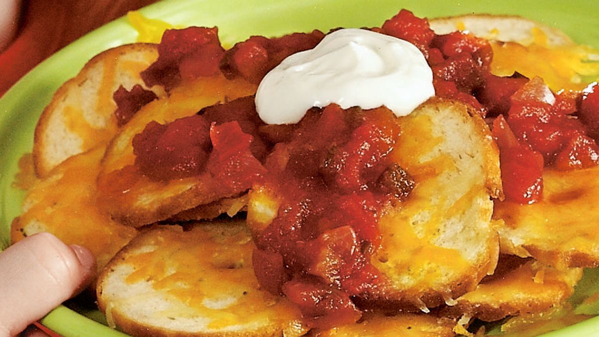 Bagel Nachos