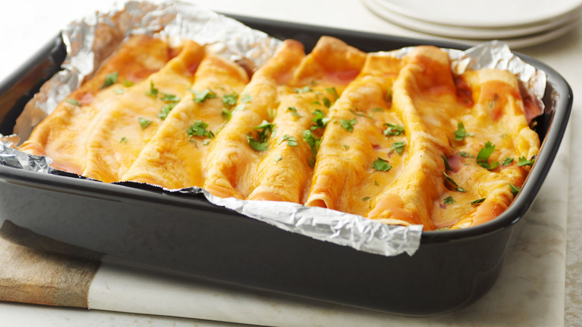 5-Ingredient Chicken Enchilada Casserole