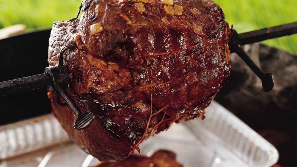 Grilled Beer-Marinated Rump Roast