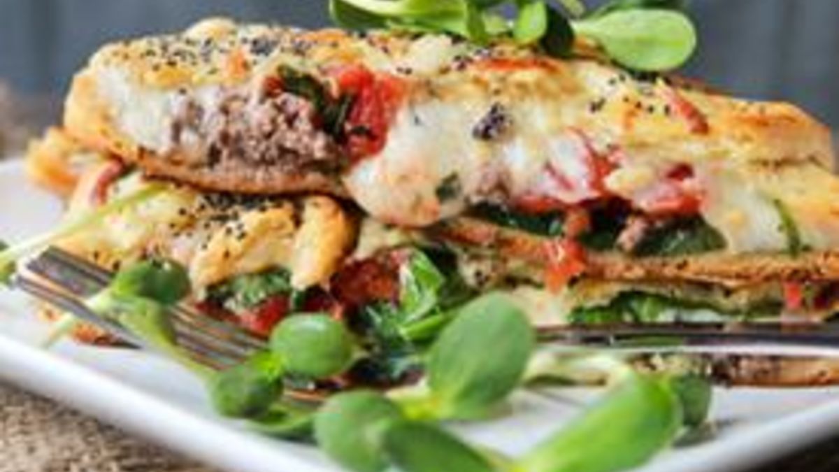 Veggie Crescent Lasagna