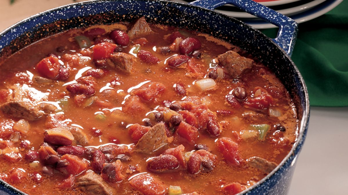 Sirloin Three-Bean Chili
