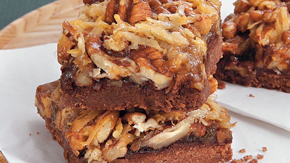 German Chocolate Pecan Pie Bars