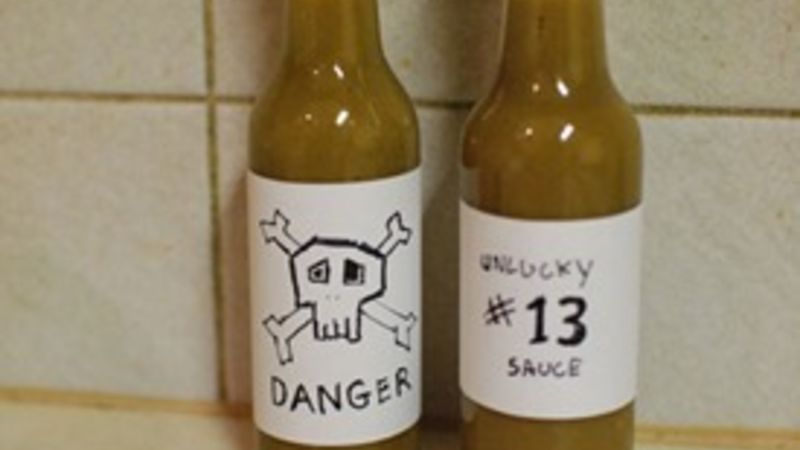 Unlucky #13 Hot Sauce Recipe - Tablespoon.com