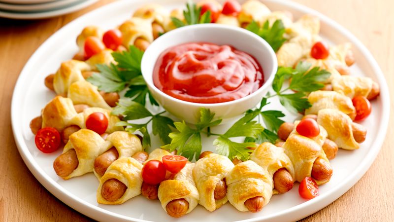 Crescent Dog Pull-Apart Wreath