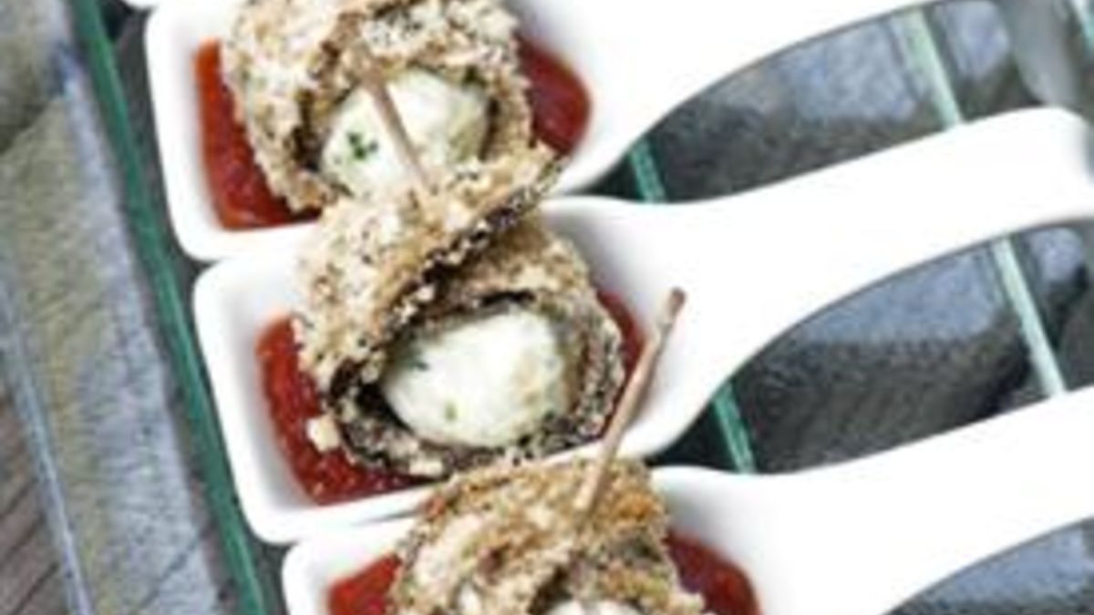 Eggplant Parmesan Bites