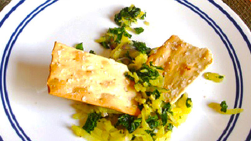 Sauted Potato and Kale Salad
