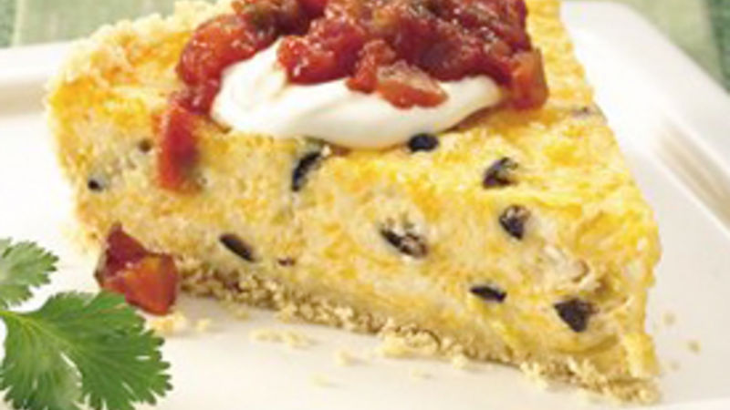 Cheesy Fiesta Quiche Recipe - Pillsbury.com