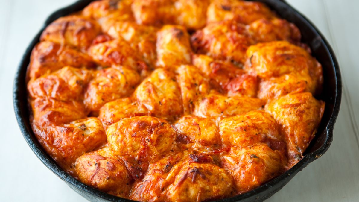 Skillet Pizza Monkey Bread