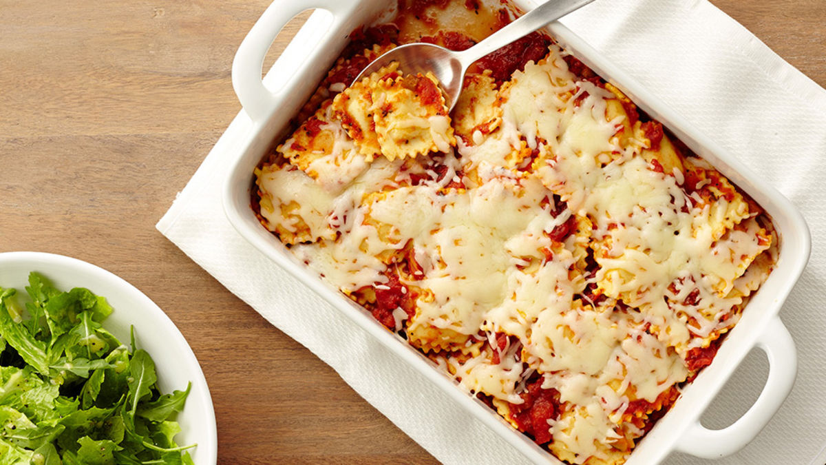 Speedy Ravioli Bake