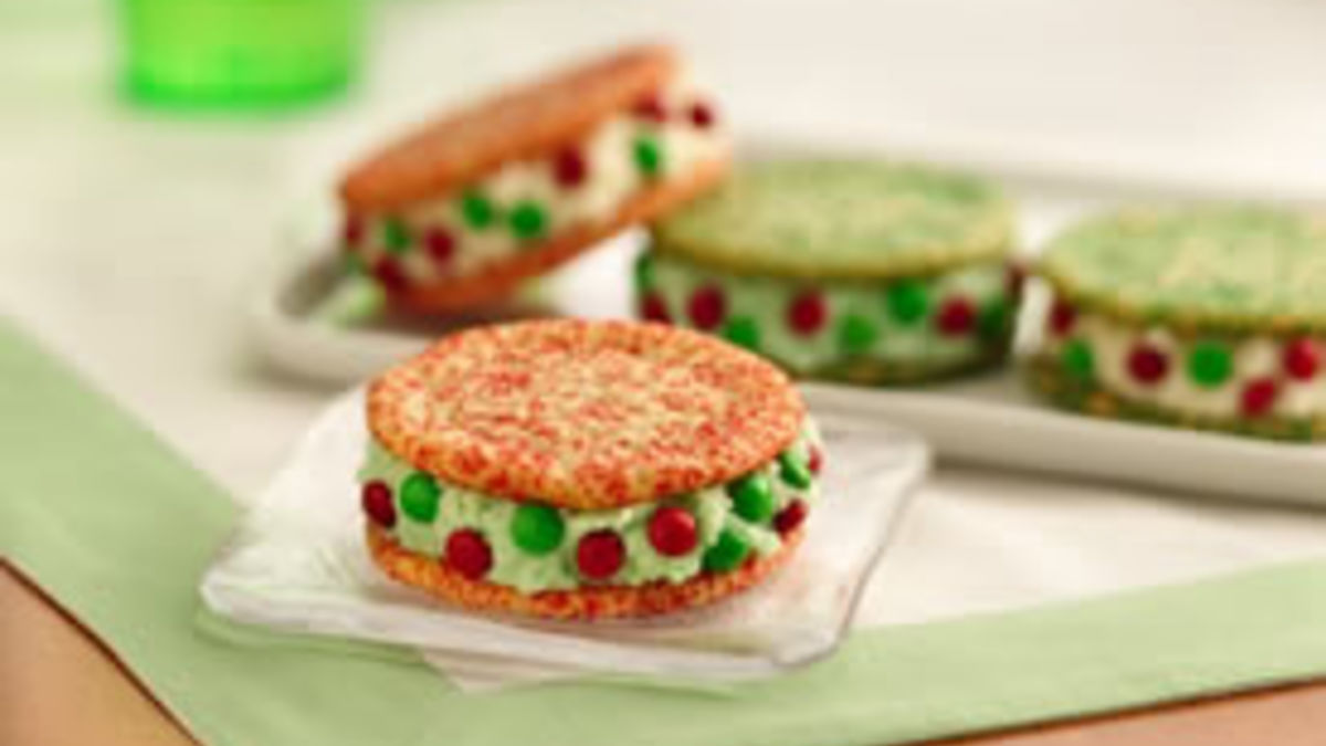 Holiday Ice Cream Sandwiches