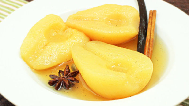 Slow-Cooker Pears in Wine