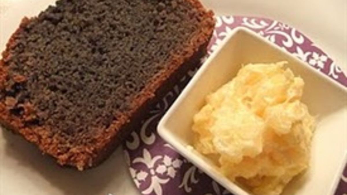 Purple Sweet Potato Bread with Pineapple Butter